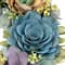 14" Wooden Floral Spring Artificial Wreath with Seed Pods